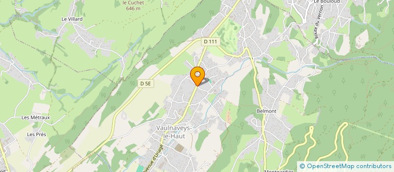 localisation de l'entreprise SCI AUX ALBARETES à SAINT-MARTIN-D'URIAGE