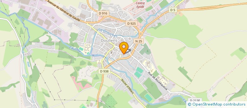 localisation de l'entreprise SCI AUX BONS ENFANTS  DOULLENS