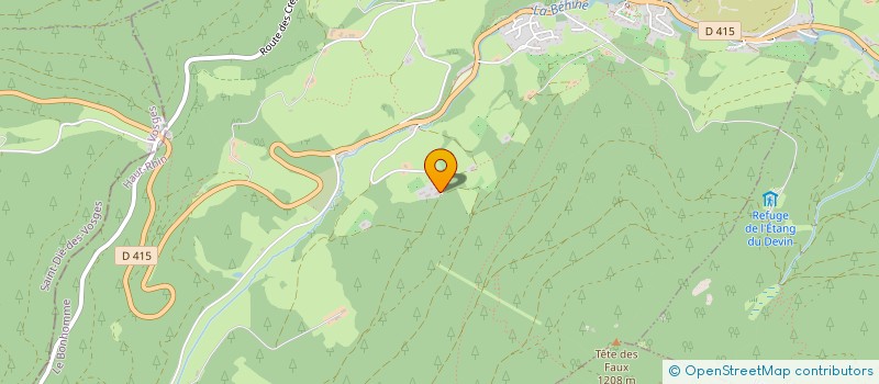 localisation de l'entreprise SCI AUX COEURS DE LA FORET  LE BONHOMME