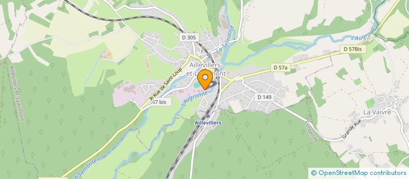 localisation de l'entreprise SCI AUX CORBILLOTTES à AILLEVILLERS-ET-LYAUMONT