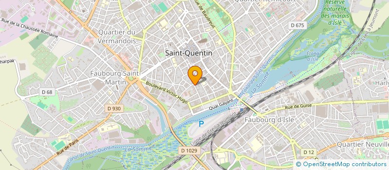 localisation de l'entreprise SCI AUX DAMISTES à SAINT-QUENTIN