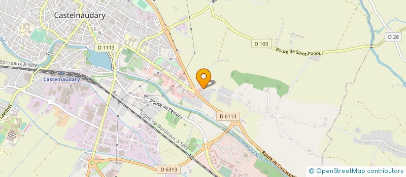 localisation de l'entreprise SCI AUX DEUX ACACIAS à CASTELNAUDARY