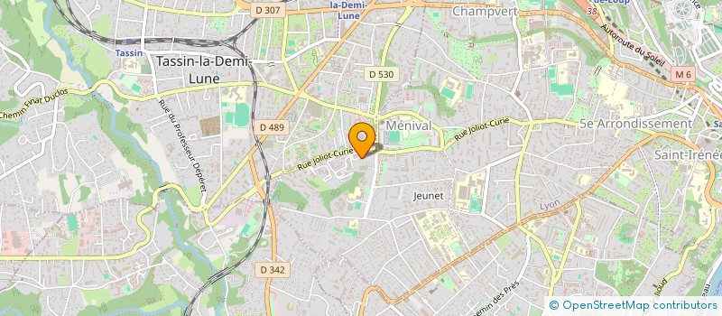 localisation de l'entreprise SCI AUX DEUX PIERRES  LYON