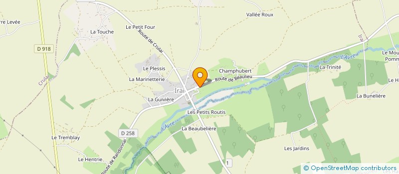 localisation de l'entreprise SCI AUX ENFANTS à IRAI