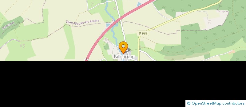 localisation de l'entreprise SCI AUX GRENOUILLES  FALLENCOURT