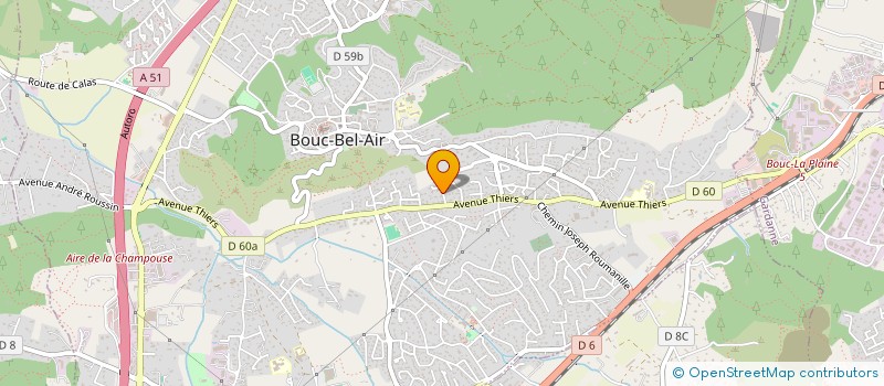 localisation de l'entreprise SCI AUX MARMOTS à BOUC-BEL-AIR