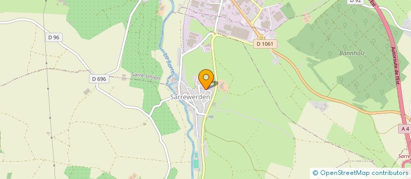 localisation de l'entreprise SCI AUX MILLE DOUCEURS II  SARREWERDEN