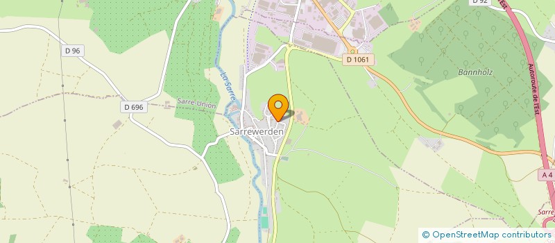 localisation de l'entreprise SCI AUX MILLE DOUCEURS III  SARREWERDEN