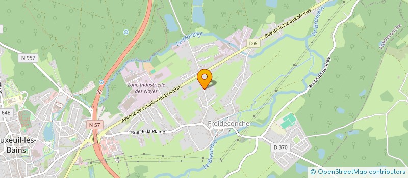 localisation de l'entreprise SCI AUX MILLE ET UNE NOISETTES  FROIDECONCHE