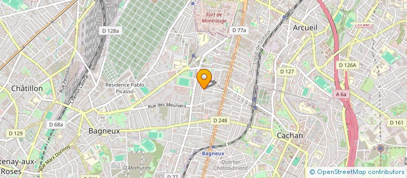 localisation de l'entreprise SCI AUX MURMURES à BAGNEUX