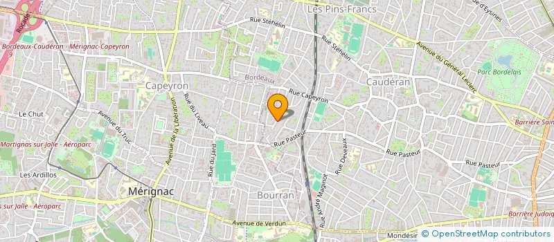 localisation de l'entreprise SCI AUX ORIGIINES  BORDEAUX