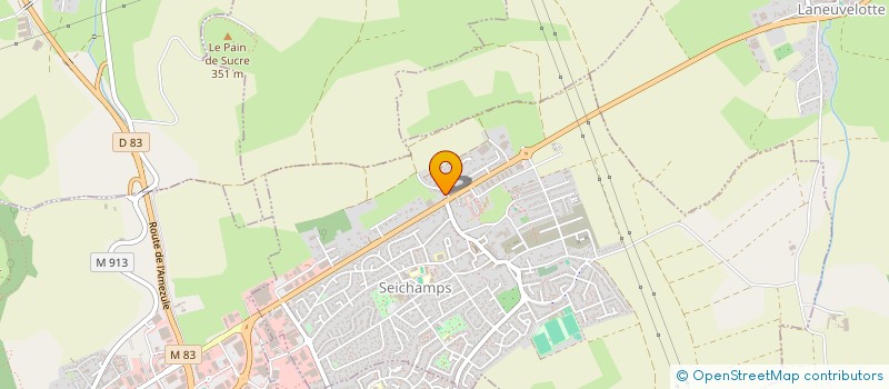 localisation de l'entreprise SCI AUX PORTES DE L'EDEN  SEICHAMPS