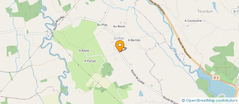 localisation de l'entreprise SCI AUX QUATRE VENTS  MARCIAC