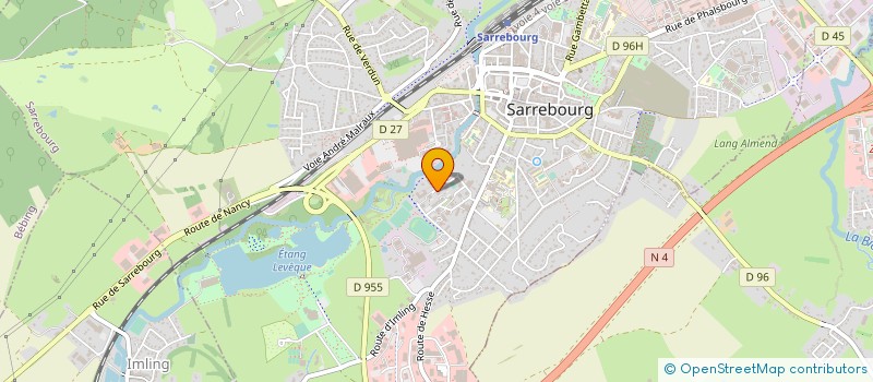 localisation de l'entreprise SCI AUX RAGONDINS RAVIS à SARREBOURG