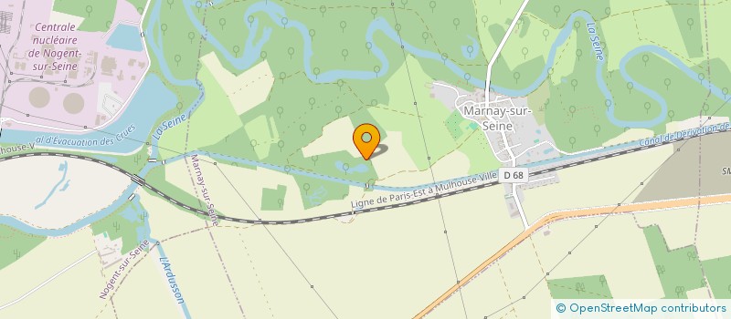 localisation de l'entreprise SCI AUX RICHES HOMMES  BOUY-SUR-ORVIN