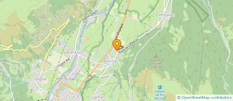 localisation de l'entreprise SCI AUX TRAPPEURS  BOURISP