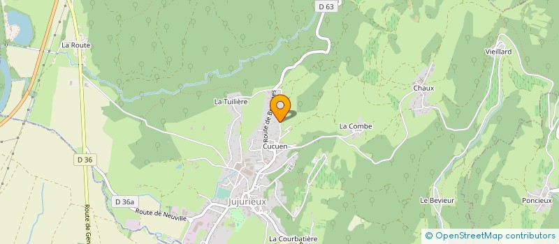 localisation de l'entreprise SCI AUX TRAVERSAGNES à JUJURIEUX
