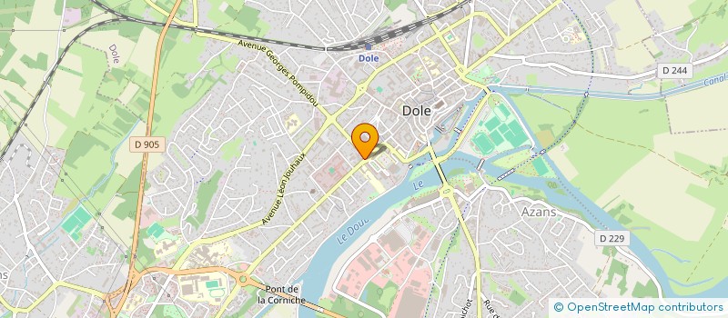 localisation de l'entreprise SCI AUX TROIS ENCLUMES à DOLE