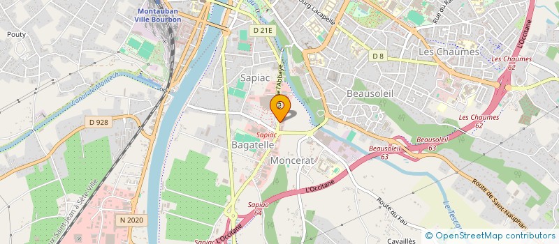 localisation de l'entreprise SCI AUX TROIS PONTS  MONTAUBAN