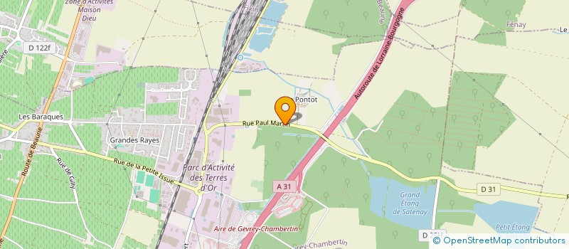 localisation de l'entreprise SCI AUXERRE CATHEDRALE  GEVREY-CHAMBERTIN