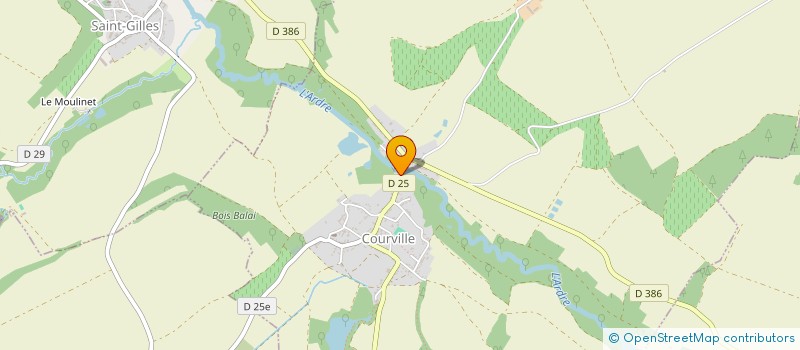 localisation de l'entreprise SCI AUXILIAIRE DE ROMILLY  COURVILLE