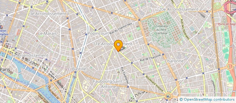 localisation de l'entreprise SCI AUXILIAIRE DU COMMERCE ALIMENTAIRE  PARIS