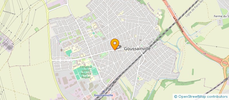 localisation de l'entreprise SCI AUXIMED à GOUSSAINVILLE