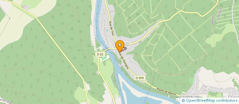 localisation de l'entreprise SCI AUXONNE à MARON