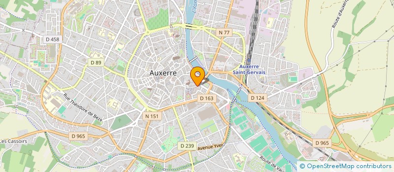 localisation de l'entreprise SCI AUXOR à AUXERRE