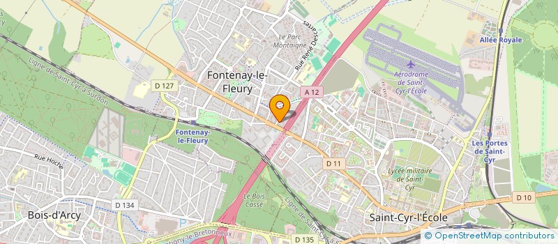 localisation de l'entreprise SCI AUXY-GARE à FONTENAY-LE-FLEURY