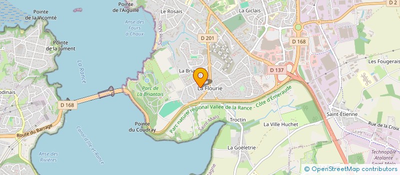 localisation de l'entreprise SCI AUYO  SAINT-MALO