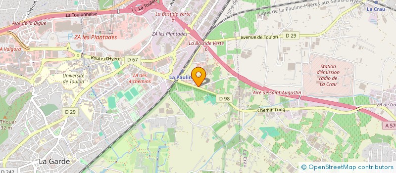 localisation de l'entreprise SCI AUZIAS ARNAUD  LA GARDE