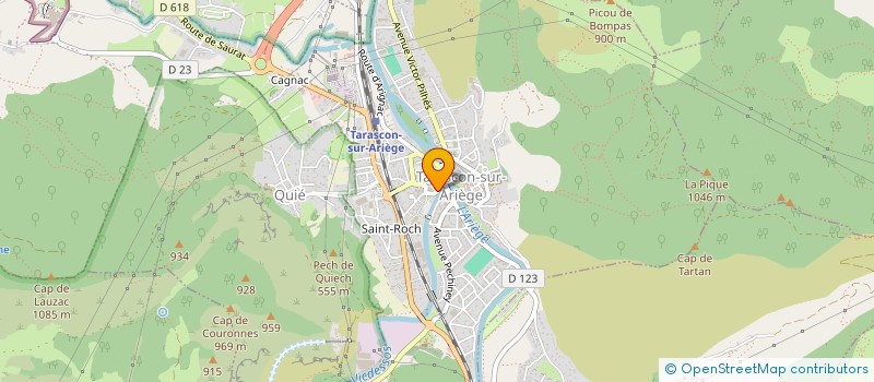localisation de l'entreprise SCI AV 13 DE LA REPUBLIQUE à TARASCON-SUR-ARIEGE