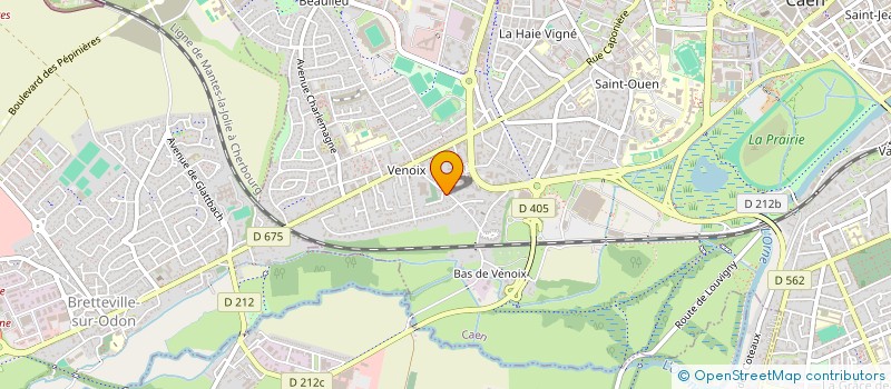 localisation de l'entreprise SCI AV à CAEN