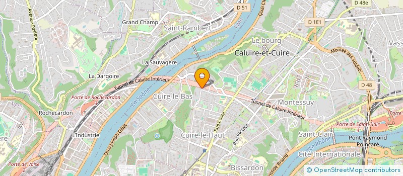 localisation de l'entreprise SCI AV  CALUIRE-ET-CUIRE