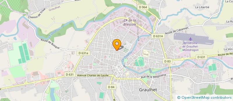 localisation de l'entreprise SCI AV  GRAULHET