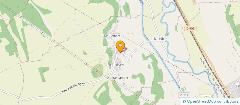 localisation de l'entreprise SCI AV  MENETREUX-LE-PITOIS