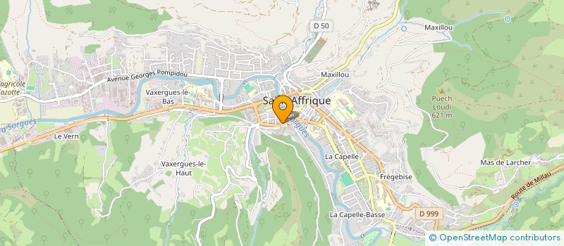 localisation de l'entreprise SCI AV  SAINT-AFFRIQUE