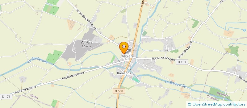 localisation de l'entreprise SCI AV à ALIXAN