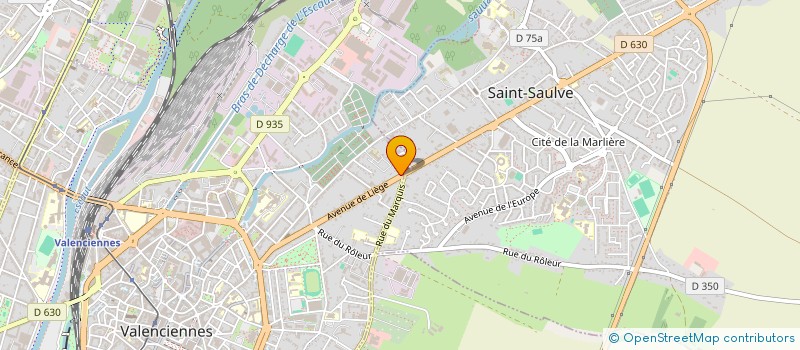 localisation de l'entreprise SCI AV DE LIEGE  VALENCIENNES