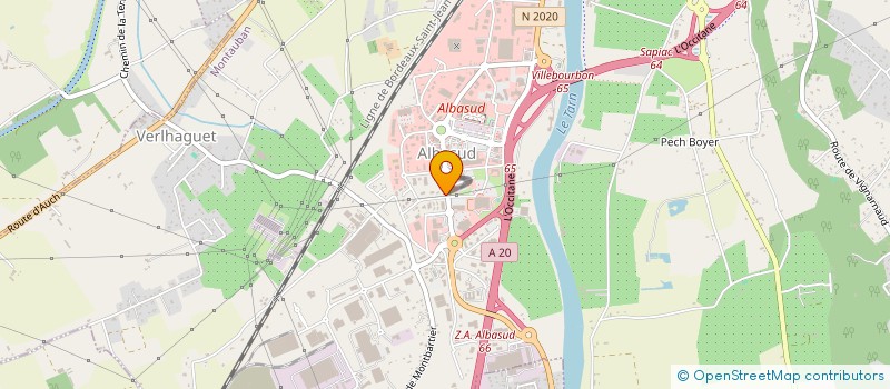 localisation de l'entreprise SCI AV DU PORTUGAL  MONTAUBAN