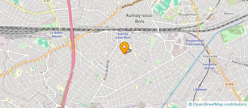 localisation de l'entreprise SCI AV DUMONT  AULNAY-SOUS-BOIS