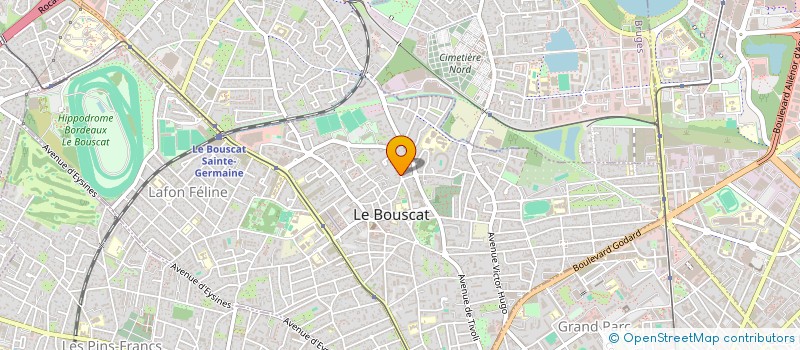 localisation de l'entreprise SCI AV HUBERT  LE BOUSCAT