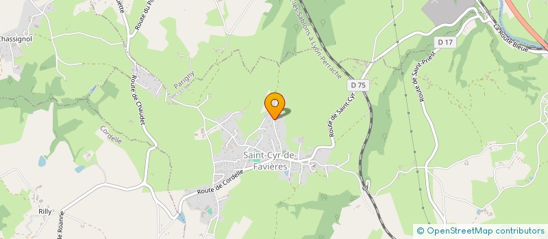 localisation de l'entreprise SCI AV IMMO  SAINT-CYR-DE-FAVIERES