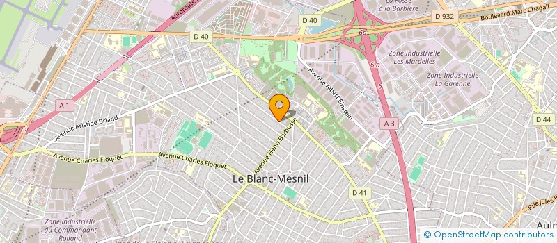 localisation de l'entreprise SCI AV IMMOBILIER à LE BLANC-MESNIL