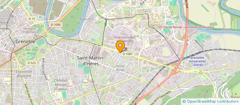 localisation de l'entreprise SCI AV POTIE  SAINT-MARTIN-D'HERES