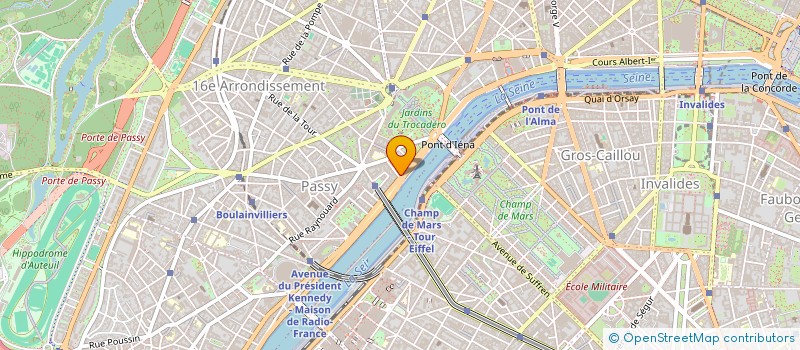 localisation de l'entreprise SCI AV66  PARIS