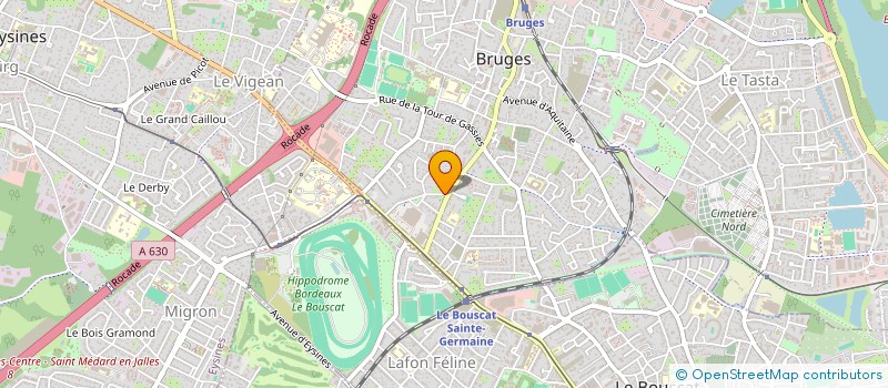 localisation de l'entreprise SCI AVA  BRUGES