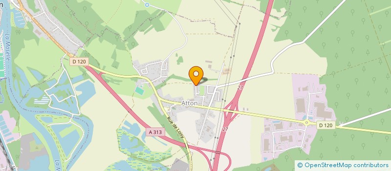 localisation de l'entreprise SCI AVA  ATTON