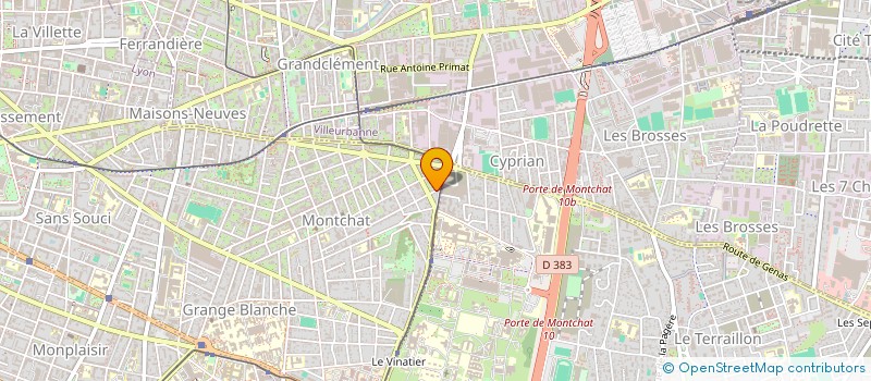 localisation de l'entreprise SCI AVAKIAN  LYON